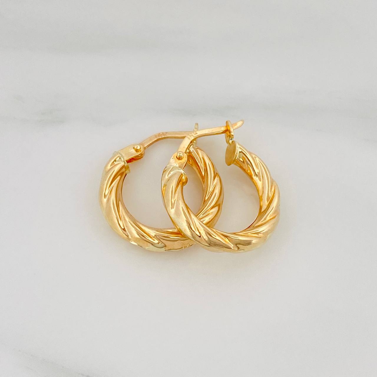 Candongas Celestine 1.75 g / 1.7 cm Oro Amarillo 18K