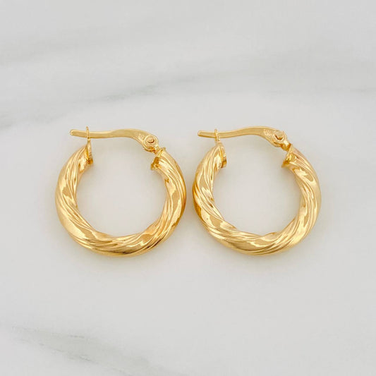 Candongas Mary 1.95 g / 2 cm Oro Amarillo 18K