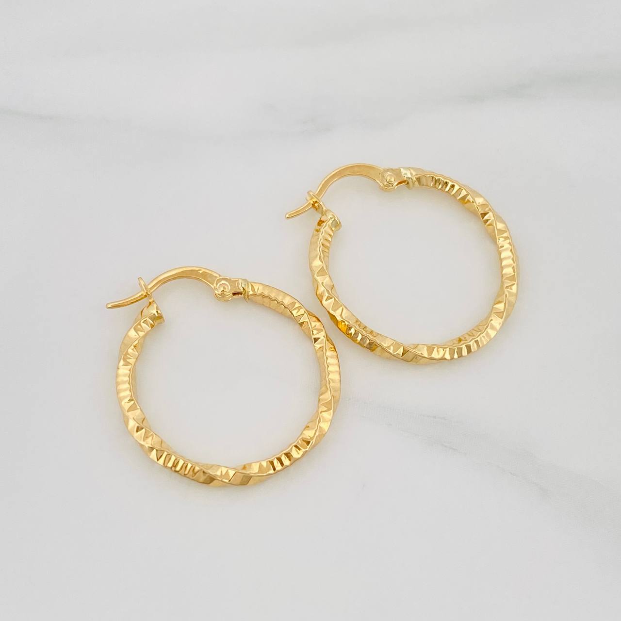 Candongas Megan 1.5 g / 2.5 cm Oro Amarillo 18K