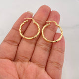 Candongas Megan 1.6 g / 2.5 cm Oro Amarillo 18K