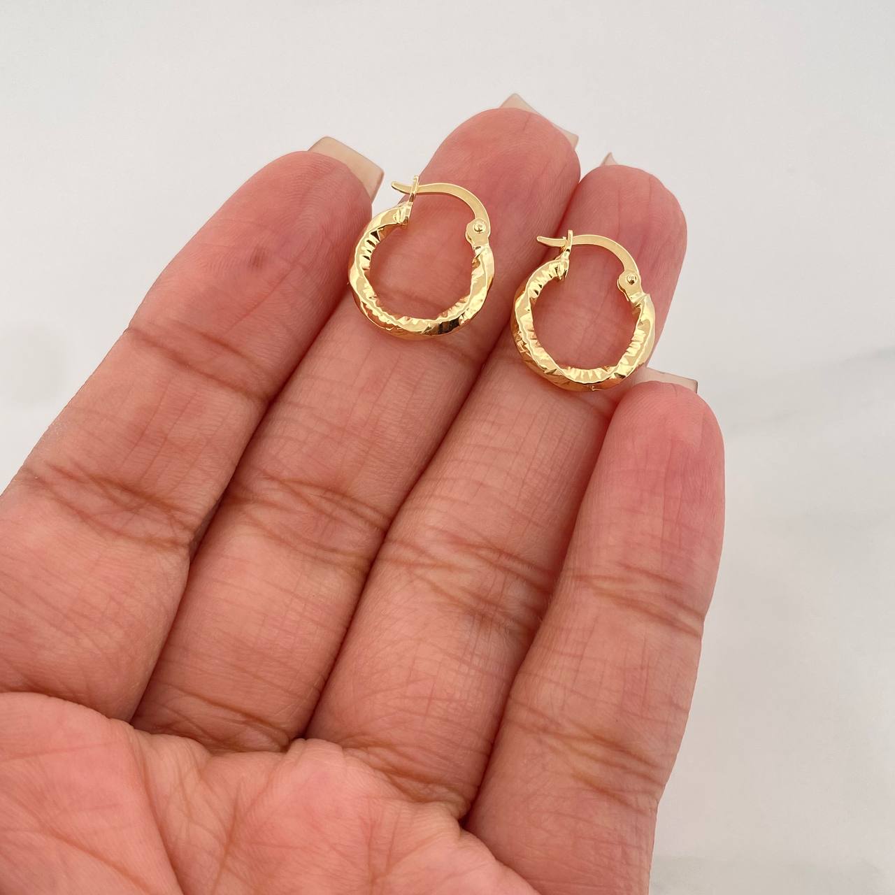 Candongas Megan 1.1 g / 1.5 cm Oro Amarillo 18K