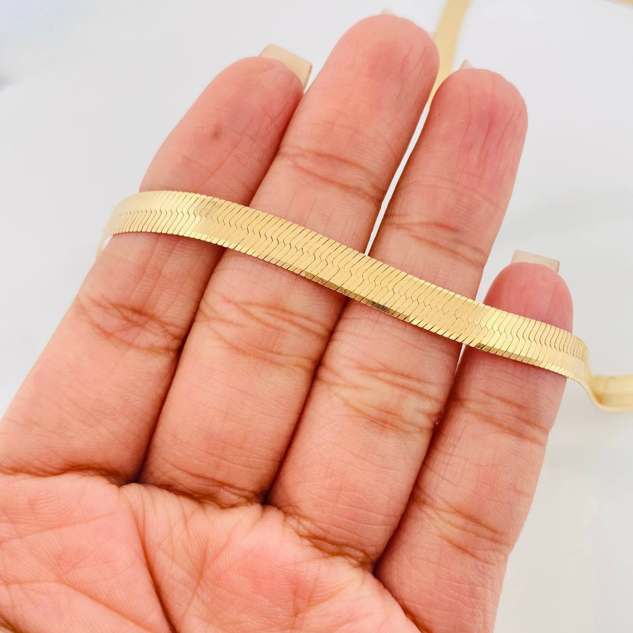 Cadena Espejo 20.65 g / 50.05 cm / 5.8 mm Oro Amarillo 18K