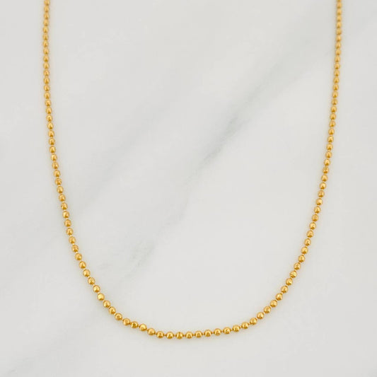 Cadena Militar 2.25 g / 50.03 cm / 0.9 mm Oro Amarillo 18K