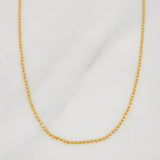 Cadena Militar 2.25 g / 50.03 cm / 0.9 mm Oro Amarillo 18K