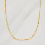 Cadena Militar 3.25 g / 50.05 cm / 1.25 mm Oro Amarillo 18K