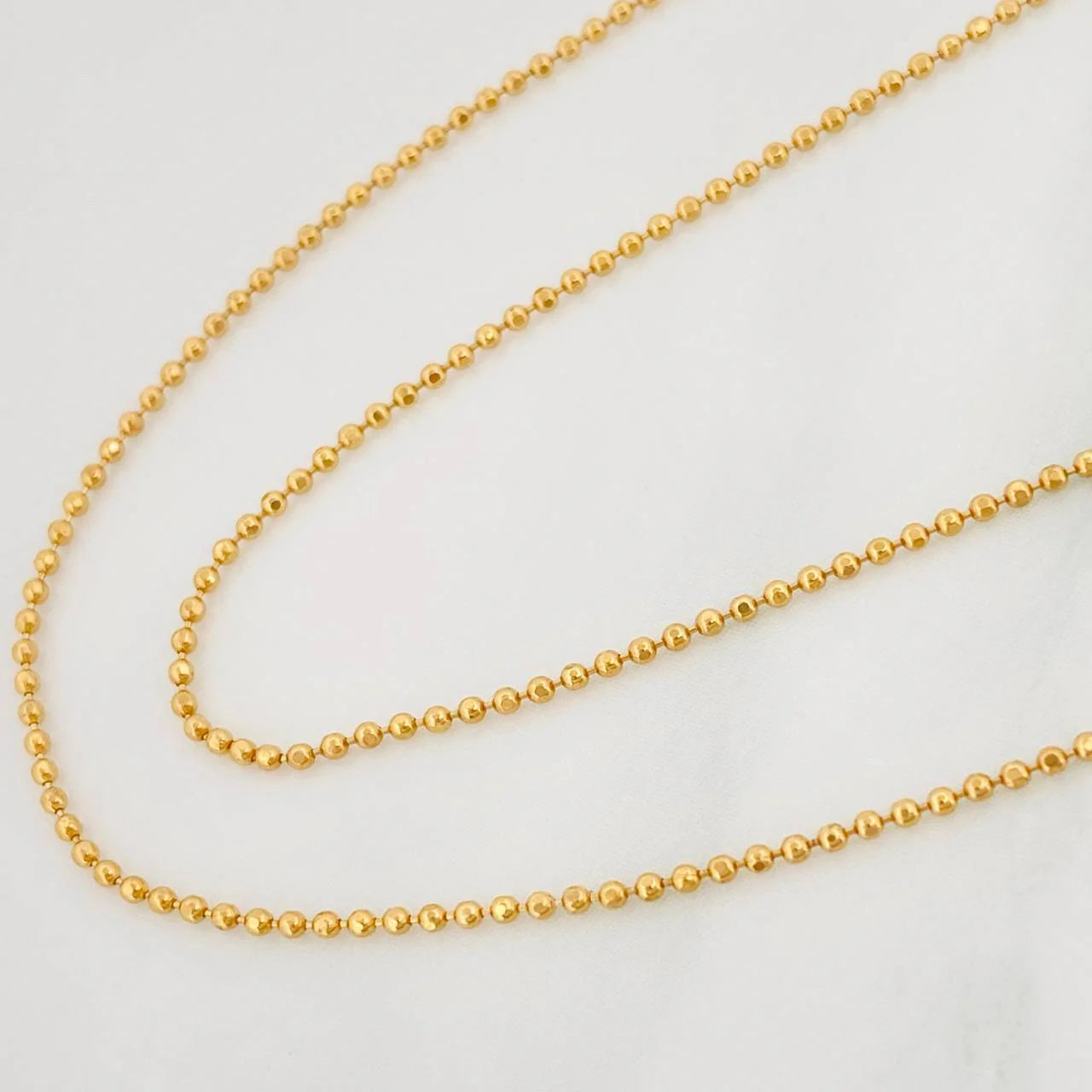 Cadena Militar 3.25 g / 50.05 cm / 1.25 mm Oro Amarillo 18K