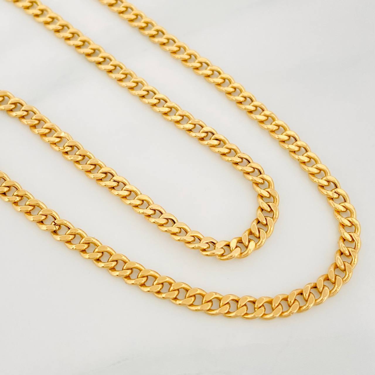 Cadena Cubana 6.55 g / 61.5 cm / 2.8 mm Oro Amarillo 18K