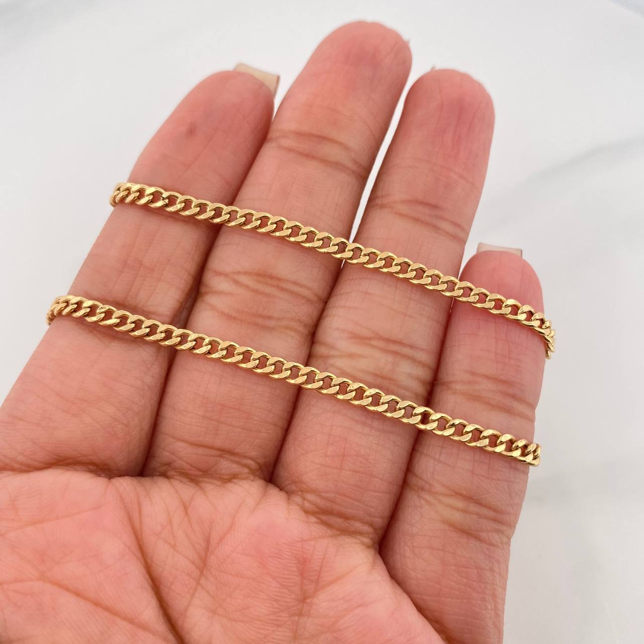 Cadena Cubana 6.55 g / 61.5 cm / 2.8 mm Oro Amarillo 18K