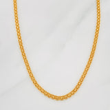 Cadena China 6.95 g / 55.05 cm / 2 mm Oro Amarillo 18K