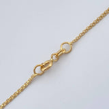 Cadena China 3.1gr / 60cm / 1.4mm Oro Amarillo +1 18K &