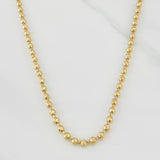 Cadena Militar Diamantado 24.55g / 60cm / 4mm Oro Amarillo 18K