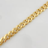 Pulso Cubana 9.8g / 20cm / 6.53mm Oro Amarillo 18K