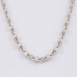 Cadena Rustica Cubica 43g / 65cm / 4.9mm Oro Blanco 18K
