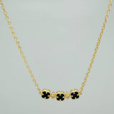 Cadena Trebol Aro Seguido 4gr / 45cm / 0.5mm Oro Amarillo 18K %