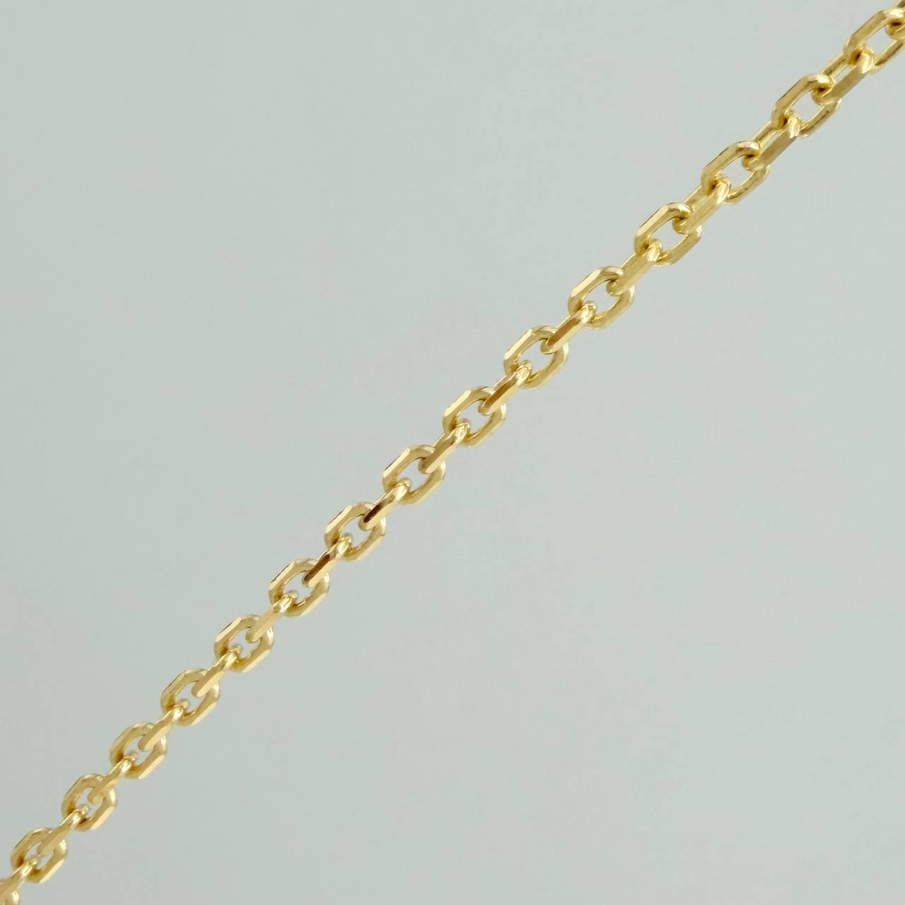 Cadena Trebol Aro Seguido 4gr / 45cm / 0.5mm Oro Amarillo 18K %