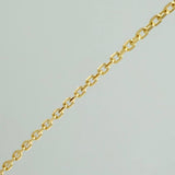 Cadena Trebol Aro Seguido 4gr / 45cm / 0.5mm Oro Amarillo 18K %