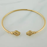 Pulso Trebol 3.4gr / 15.7cm / 2mm Oro Amarillo Nac.Esp. 18K $