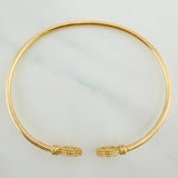 Pulso Trebol 3.4gr / 15.7cm / 2mm Oro Amarillo Nac.Esp. 18K $