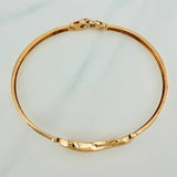 Pulso Infinito 12.95gr / 19.2cm / 4.3mm Oro Amarillo 18K