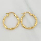 Candongas Asby 1.5 g / 2.3 cm Oro Amarillo 18K