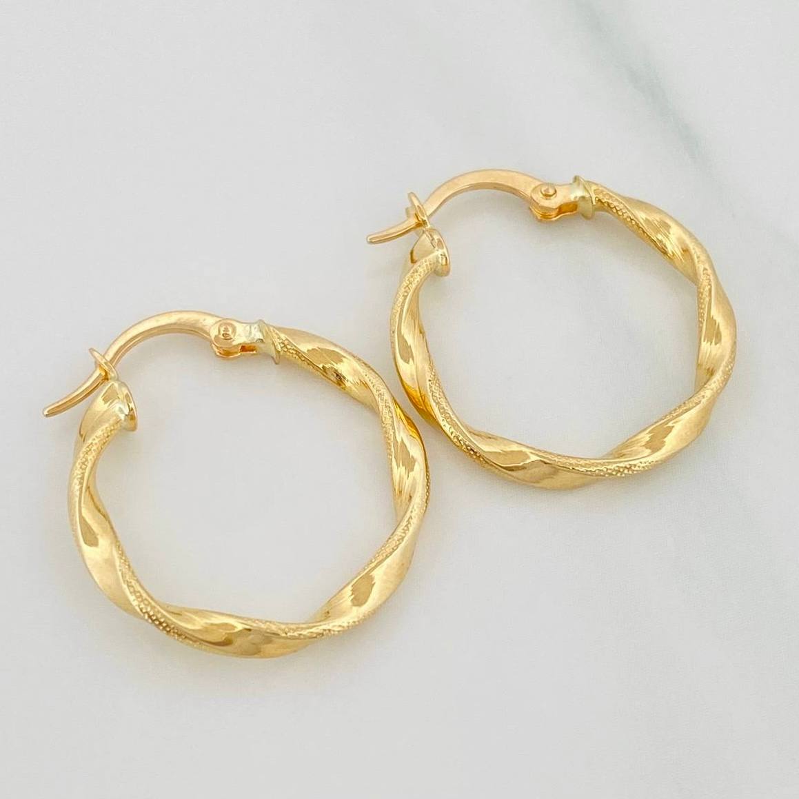 Candongas Asby 1.5 g / 2.3 cm Oro Amarillo 18K