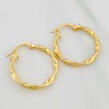 Candongas Asby 1.5 g / 2.3 cm Oro Amarillo 18K