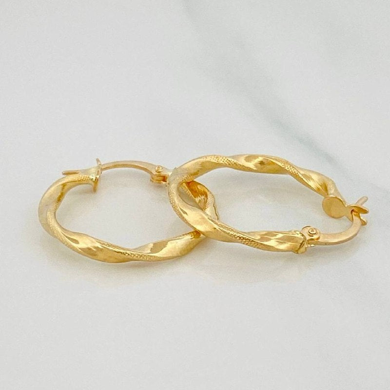Candongas Asby 1.5 g / 2.3 cm Oro Amarillo 18K