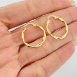 Candongas Asby 1.5 g / 2.3 cm Oro Amarillo 18K