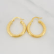 Candongas Noel 2.45 g / 2.3 cm Oro Amarillo 18K