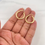 Candongas Noel 2.45 g / 2.3 cm Oro Amarillo 18K