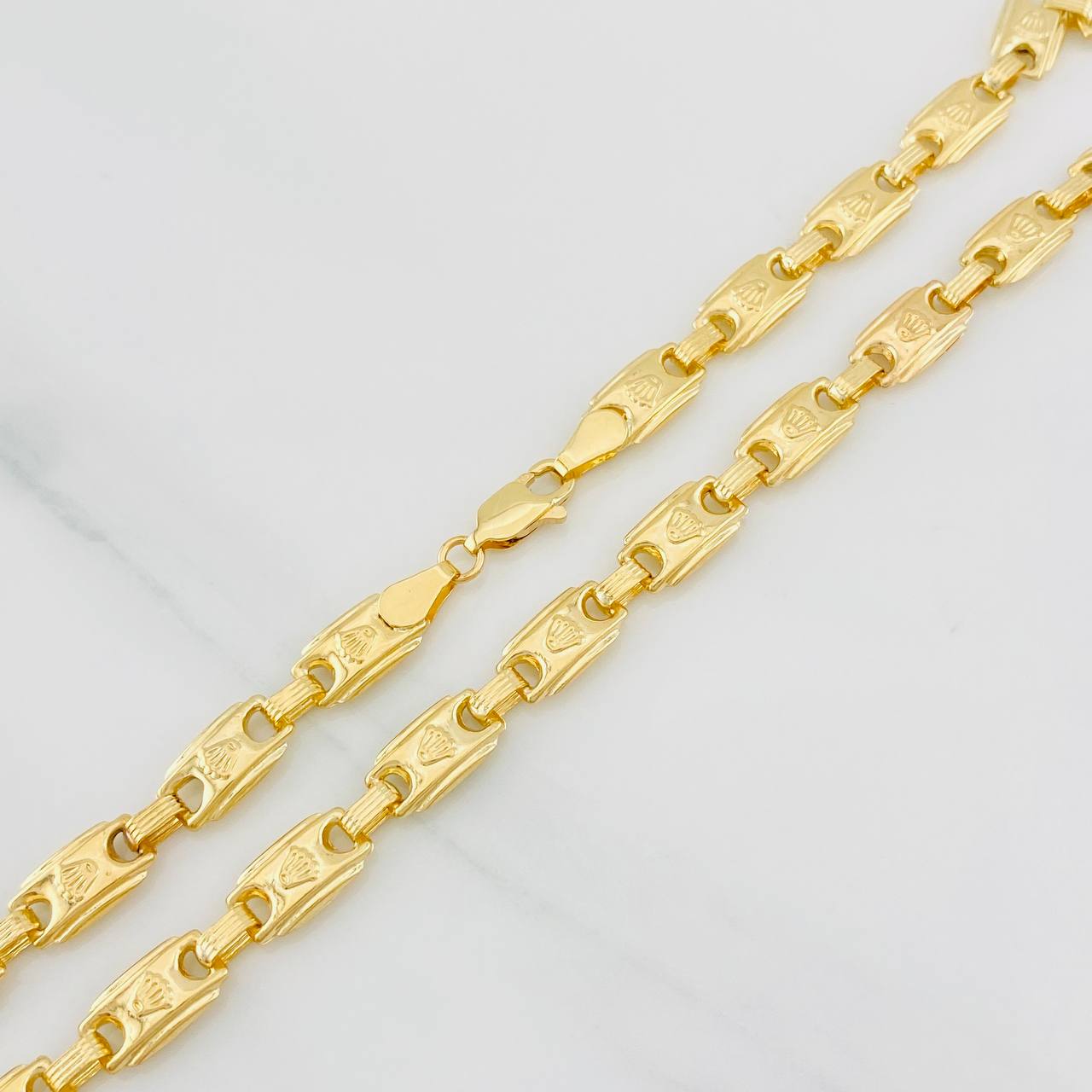 Cadena Rustica Corona 17.05g / 60cm / 5.8mm Oro Amarillo 18K