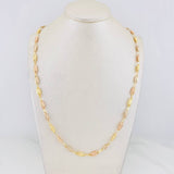 Cadena Rustica Corona 10.4g / 60cm / 4.5mm Tres Oros 18K