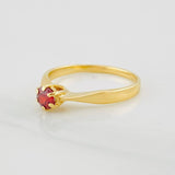Anillo Solitario 1.65g / T4 1/2 Oro Amarillo 18K