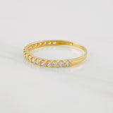 Anillo Churumbela 0.85g / T4 3/4 Oro Amarillo 18K