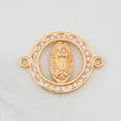 Herraje Virgen Guadalupe 2.15g / 2.3cm Oro Rosa 18K