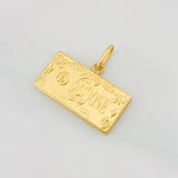Dije One Dolar 0.95g / 2cm Oro Amarillo 18K