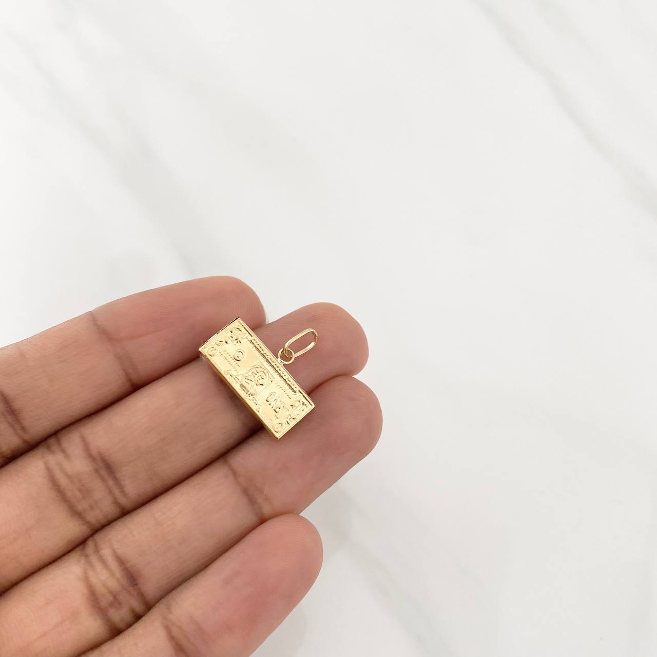 Dije One Dolar 0.7g / 1.6cm Oro Amarillo 18K