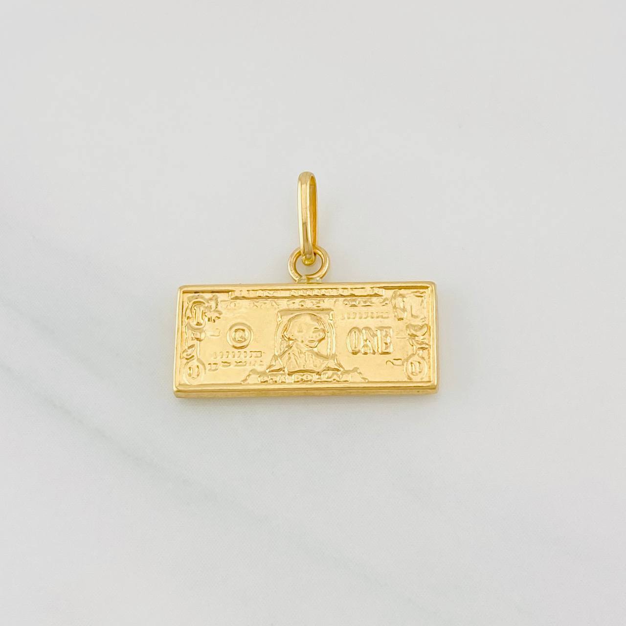 Dije One Dolar 0.75g / 1.6cm Oro Amarillo 18K