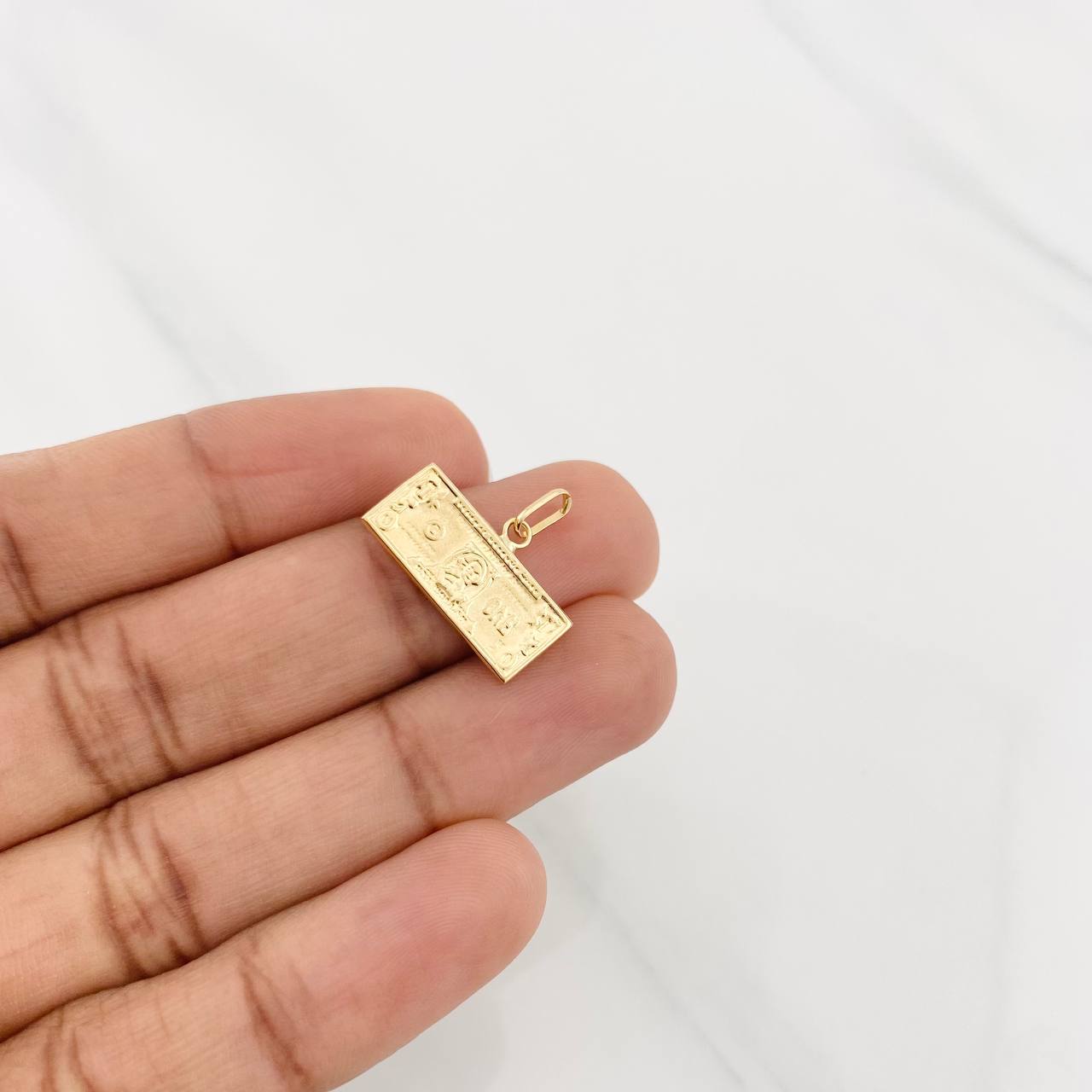 Dije One Dolar 0.8g / 1.6cm Oro Amarillo 18K