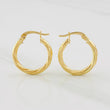 Candongas Mary 1.5g / 1.9cm Oro Amarillo 18K