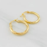 Candongas Mary 1.5g / 1.9cm Oro Amarillo 18K
