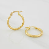 Candongas Mary 1.2g / 1.9cm Oro Amarillo 18K