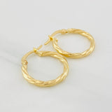 Candongas Mary 1.2g / 1.9cm Oro Amarillo 18K