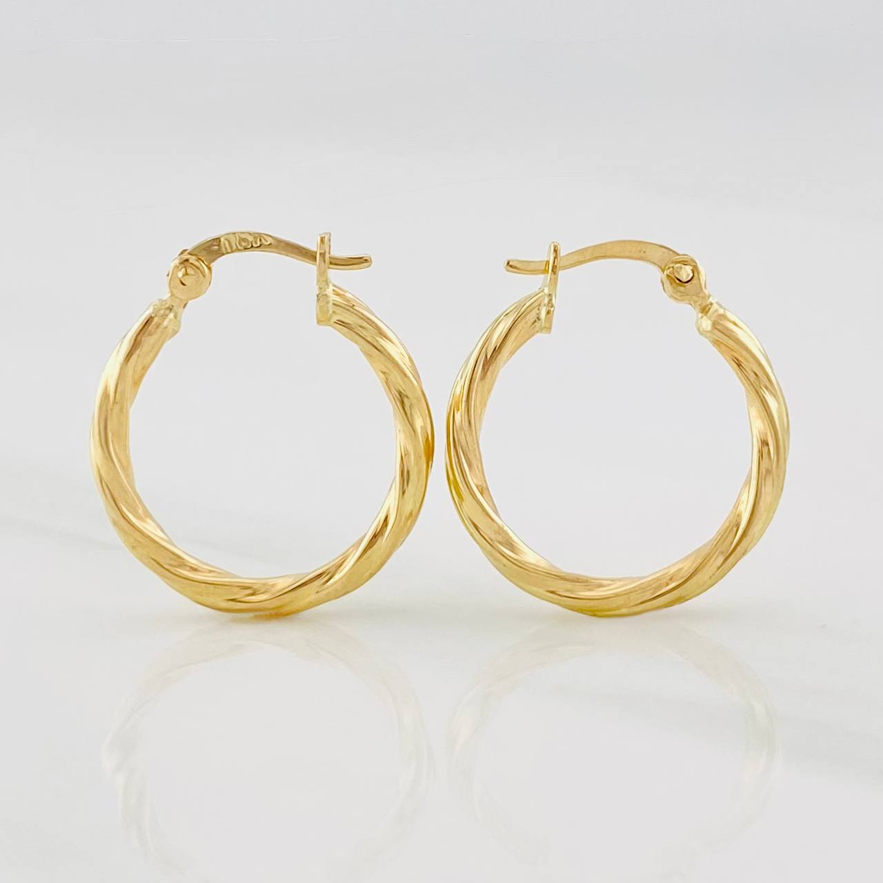 Candongas Mary 1.2g / 1.9cm Oro Amarillo 18K
