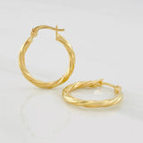 Candongas Mary 1.2g / 1.9cm Oro Amarillo 18K