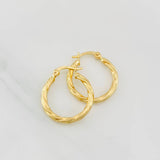 Candongas Mary 1.2g / 1.9cm Oro Amarillo 18K