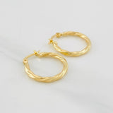 Candongas Mary 1.2g / 1.9cm Oro Amarillo 18K