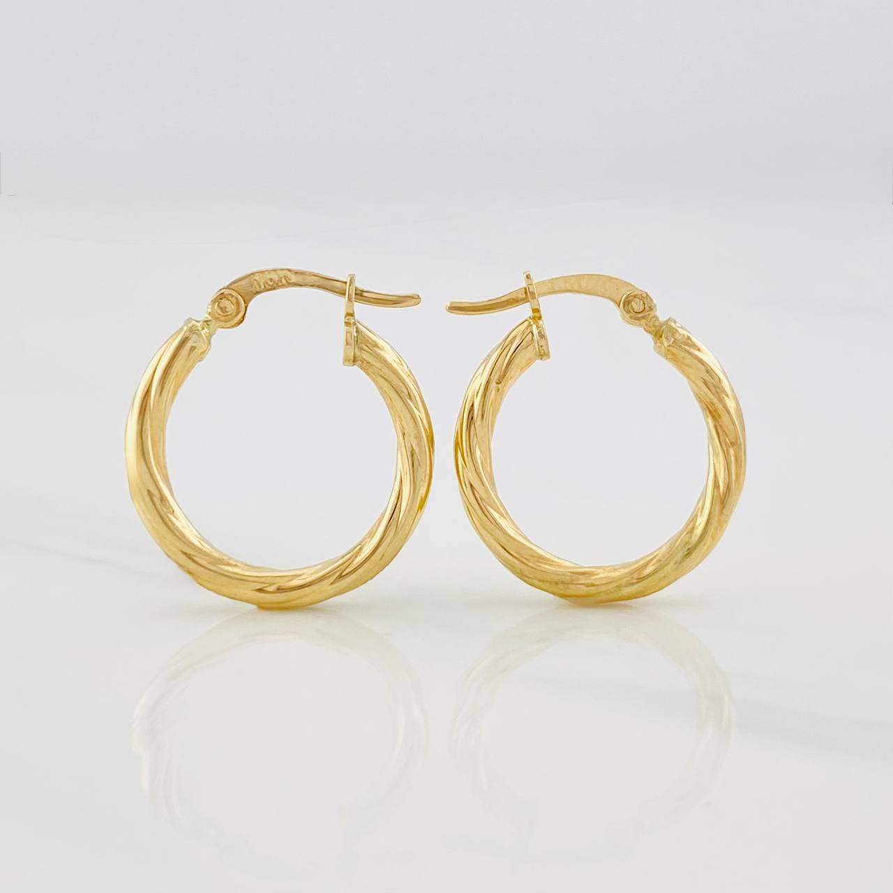 Candongas Mary 1.5g / 2cm Oro Amarillo 18K