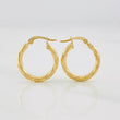 Candongas Mary 1.5g / 2cm Oro Amarillo 18K