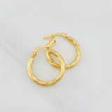 Candongas Mary 1.5g / 2cm Oro Amarillo 18K
